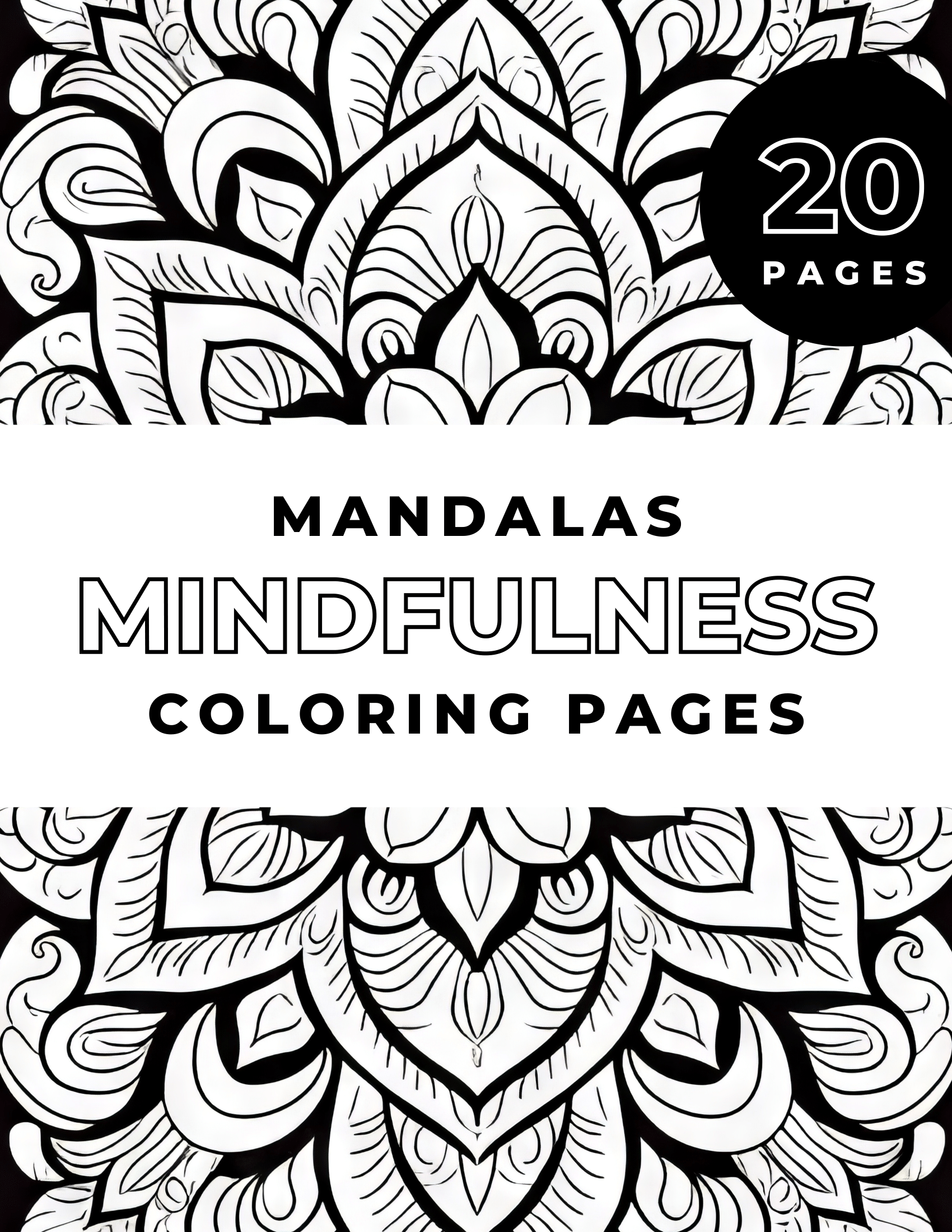 Mindfulness Printable and Digital Coloring Pages