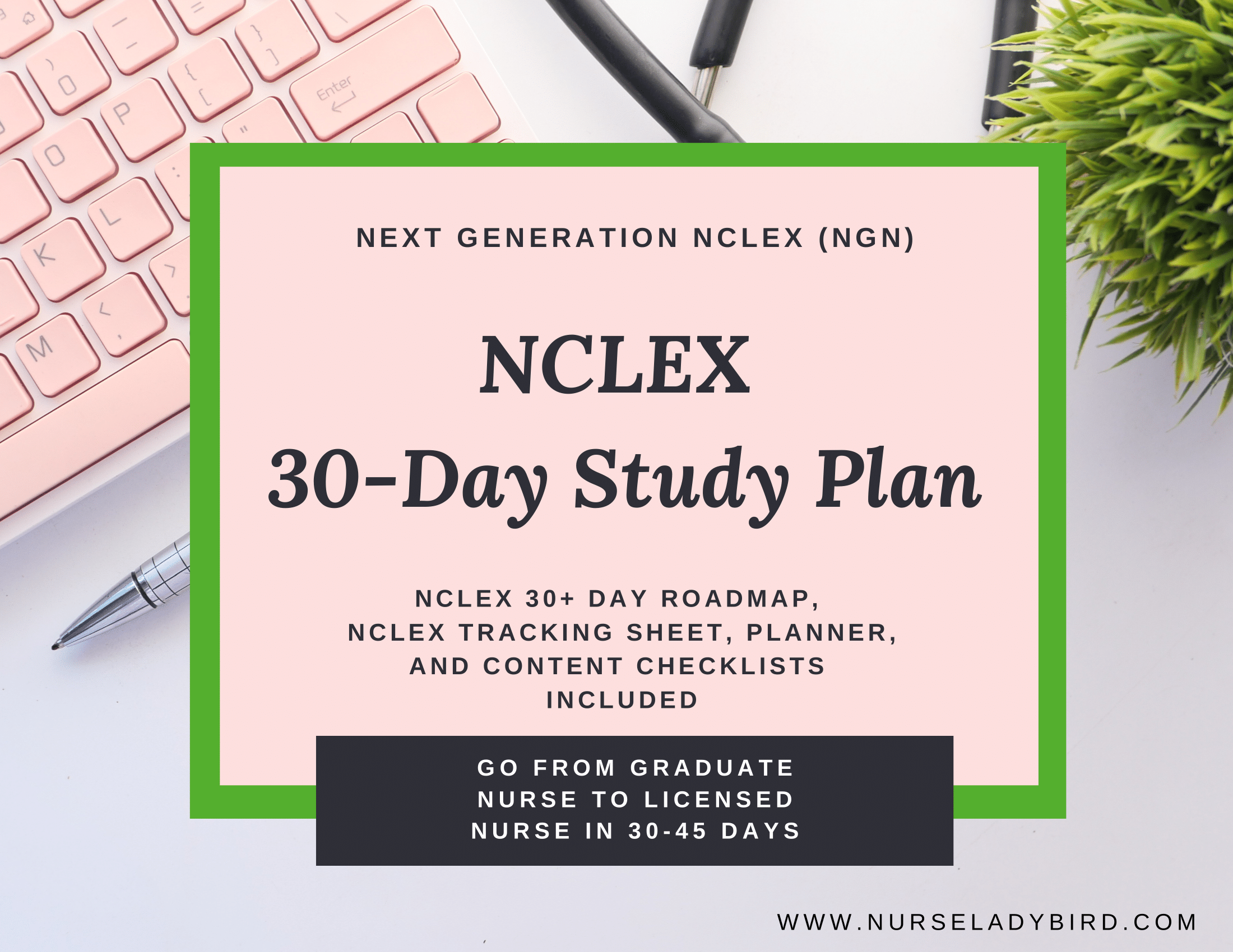 NCLEX 30-DAY STUDY PLAN