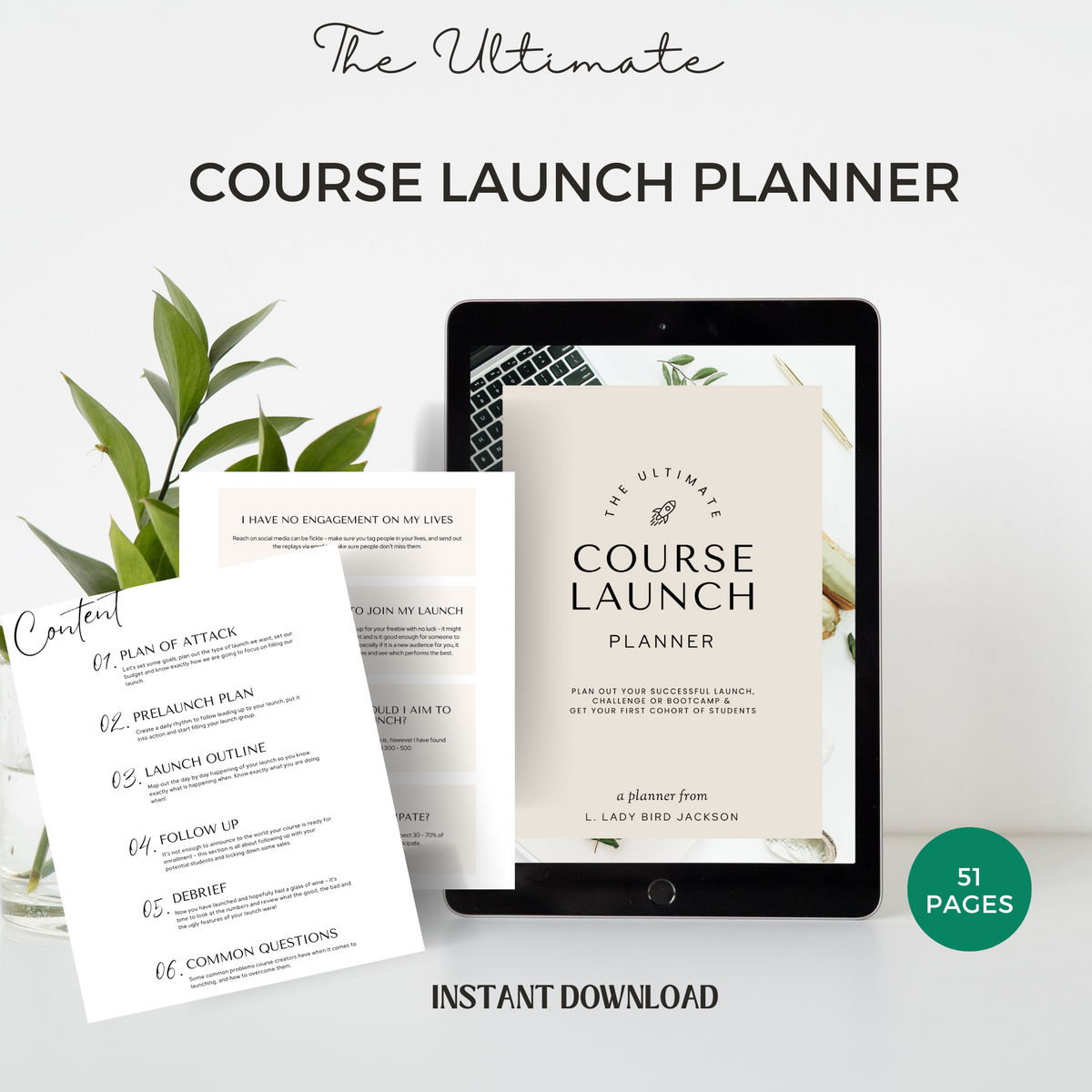 Course Launch Planner